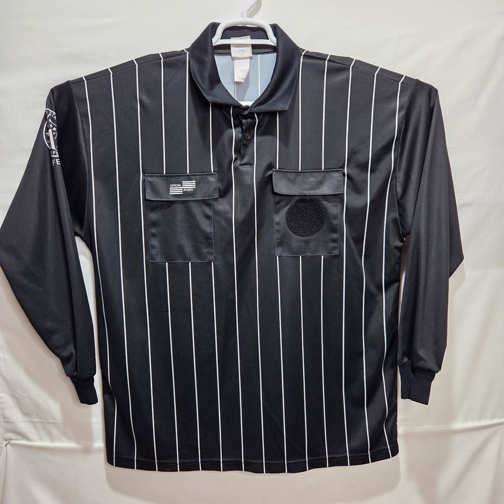 US Federation Soccer Referee Jersey Men's XL Official Sports Long Sleeve Shirt